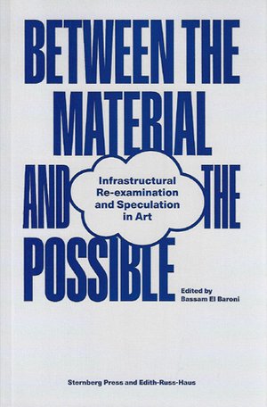 Die Abbildung zeigt das Buch "Between the Material and the Possible", herausgegeben von Bassam El Baroni.